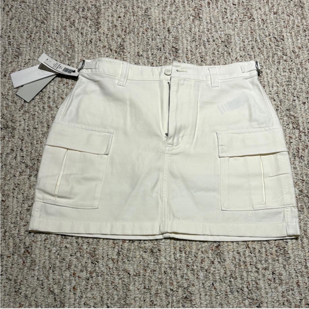 TNA White Mini Skirt